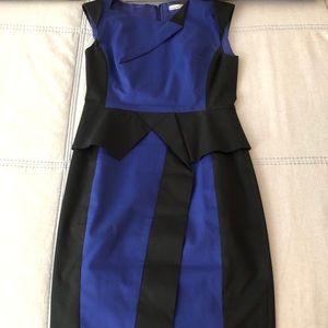 Cobalt / black Karen Millen dress